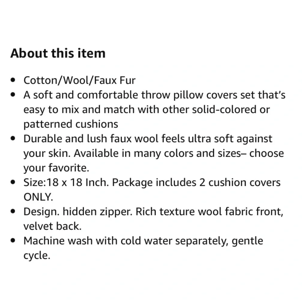 Luxury Home | Chic Khaki Tan Short Wool Soft Plush Faux Fur Throw Pillow Covers